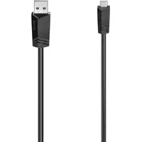 Hama USB-A auf Mini-USB 1,5 m Schwarz