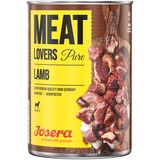 Josera Sparpaket: 12x800g Josera Meatlovers Pure Lamm Hundefutter nass