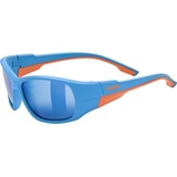 Uvex Sportstyle 514 Sportbrille, Na (Blue Matt, Mirror Blue), Blau
