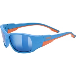 Uvex Sportstyle 514 Sportbrille, Na (Blue Matt, Mirror Blue), Blau