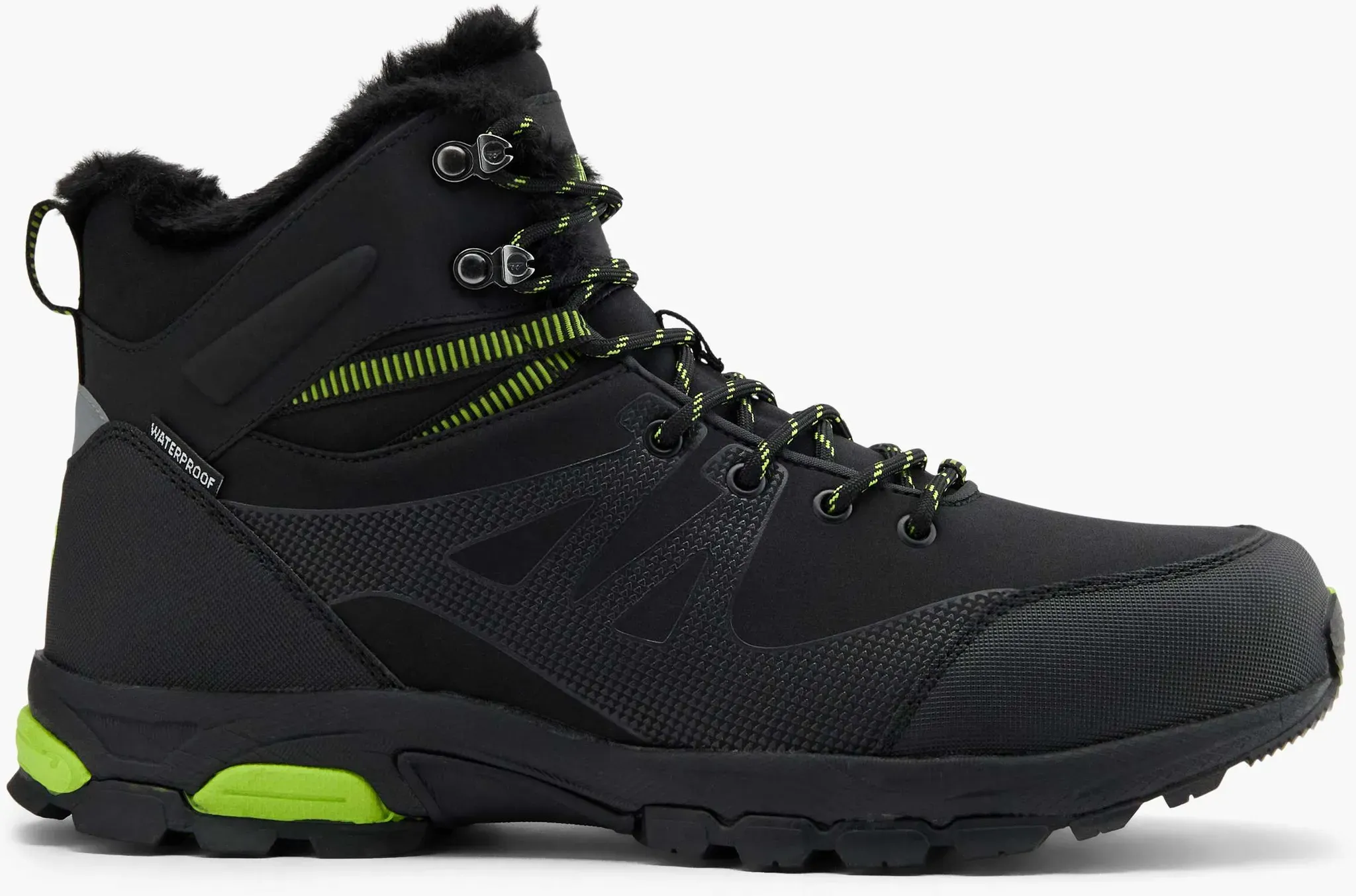 Hi-Tec Jackdaw Insulated Wp 1 Trekking-Schuh Schwarz, Herren, Größe: 46, Material: Synthetik/Textil - Hi-Tec Jackdaw Insulated Wp 1 Trekking-Schuh Schwarz, Herren, Größe: 46, Material: Synthetik/Textil - man - Schwarz
