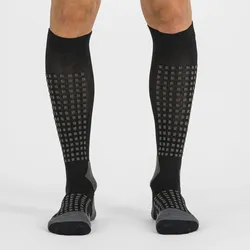 Sportful Apex Long Socks black chili red (140) LXL