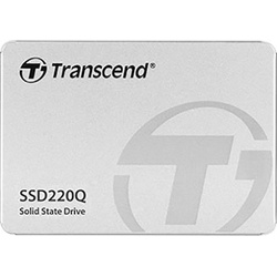Transcend SSD220Q 500GB interne SSD (500 GB) 2,5″ 550 MB/S Lesegeschwindigkeit, 500 MB/S Schreibgeschwindigkeit silberfarben