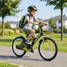 ACTIONBIKES MOTORS Wasp 20 Zoll RH 31 cm schwarz/grün