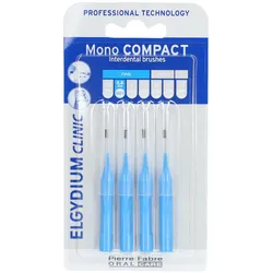 Pierre Fabre Oral Care Elgydium Clinic Mono Compact Interdentalbürste Fein 0,8mm Blau