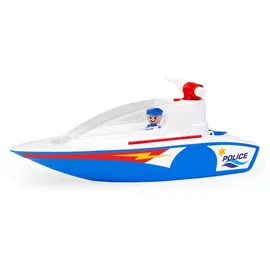 Lena Boazz Polizeiboot Blau