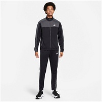 Nike Trainingsanzug NIKE SPORTSWEAR "Sport Essentials Men's Poly-Knit Track Suit" Gr. L, schwarz-weiß (black, white) Herren Sportanzüge Trainingsanzüge