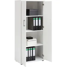 MÖBELPARTNER Aktenschrank Serie 200 65,1 x 34,5 x 146,9 cm weiß
