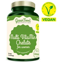 GreenFood Nutrition Multi VitaMin Chelate für Frauen 90 St