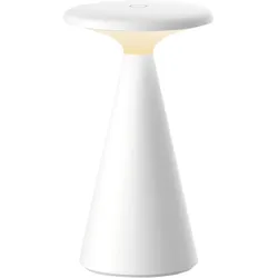 MÜLLER-LICHT LED-Akku-Tischleuchte 27700206, dimmbar, 2700K, warmweiß, weiß