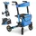 Juskys Aluminium Rollator Vital rot