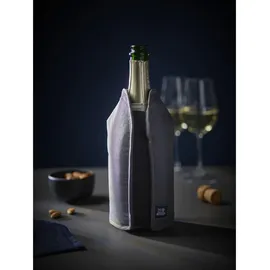 Peugeot Flaschenkühler FRIZZ Grau Kühlmanschette Polyester Gummi Weinkühler,