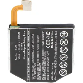 AccuCell Akku passend für LG Watch Urbane 2nd Edition LTE, W200, Li-Polymer, 3,85V, 400mAh, 1,5Wh, built-in, ohne Werkzeug