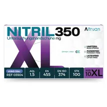 altruan Nitril Handschuhe, Einmalhandschuhe, blau - 100 Stück, Größe XL