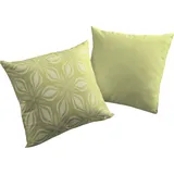 ADAM Audio Kissenbezug Retro Floret 40 x 40 cm Grün