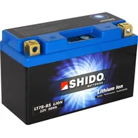 Shido Lithium, Batterie LT7B-BS, 12V, 3Ah (YT7B-4/YT7B-BS)