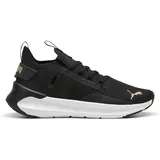 Puma Softride Symmetry Fuzion WN's, Weiblich Straßen-Laufschuh, PUMA Black-PUMA Gold,
