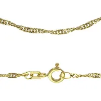 Firetti Collierkettchen »Schmuck Geschenk Gold 333 Halsschmuck Halskette Goldkette Singapur«, Made in Germany 30922269-45 gelbgoldfarben