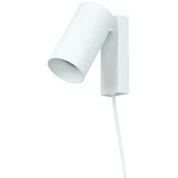Licht-Erlebnisse Leselampe Wand COLENE mit Schalter Kabel Weiß GU10 flexible Wandleuchte Bett Sofa Wohnzimmer Schlafzimmer, NO1/6/0122