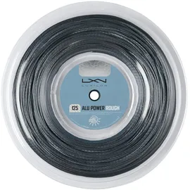 Luxilon Tennissaite Alu Power Rough silber, 220 Meter Rolle, 1,25 mm, WRZ990200 Saitenset Alu Grau