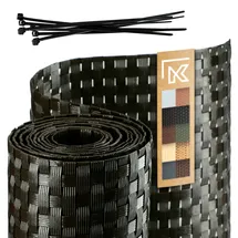Kadax Zaunband 19 x 255 cm Grün Kunststoff