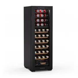 Klarstein Bovella 44 Duo+ Weinkühlschrank – 44 Flaschen, 2 Zonen, 5–18°c, Touch-bedienung, Led-beleuchtung, Uv-schutz, freistehend, Weinklimaschrank