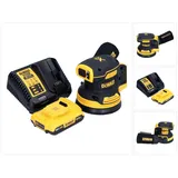 DeWalt DCW 210 D1 Akku Exzenterschleifer 18 V 125 mm Brushless + 1x Akku 2,0 Ah + Ladegerät