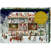 Coppenrath Verlag Puzzle-Adventskalender Unser wunderbares Weihnachtshaus