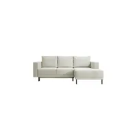 Selsey Ecksofa mit Schlaffunktion Rodario Mini , beige , Maße (cm): B: 241 H: 90