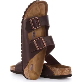 Birkenstock Arizona Weichbettung Nubukleder geölt schmal habana 36
