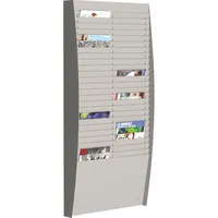 Paperflow Wand-Sortiertafel V 50F A4V2X25.02 DIN A4 grau