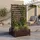 MCW Beet mit Rankgitter 158 x 90 x 75 cm Dunkelbraun