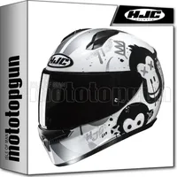 HJC Helmets C10 Geti Schwarz/Weiß/Silber XXS
