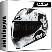 HJC Helmets C10 Geti Schwarz/Weiß/Silber XXS