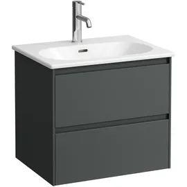 Laufen LUA Komplettset, Waschtisch Waschtischunterschrank, 600x515x440mm, H8600832661041, Farbe: Verkehrsgrau