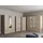 Priess Wäscheschrank Barcelona 94 x 193 x 54 cm Beige/Braun
