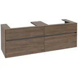Villeroy & Boch Collaro Waschbeckenunterschrank 160 x 55 cm Arizona Oak