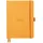 Rhodia Goalbook A5, flexiblem Einband, 120 Blatt, Gummizug, Lesezeichen) 1 Stück, Orange 117775C