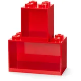 LEGO Brick SHELF SET - RED