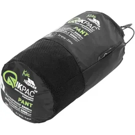 Trespass Regenhose Qikpac Schwarz 110