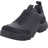 ECCO OFFROAD WP Herrenschuhe - bequeme Schnür Halbschuhe schwarz NEU - Schwarz - 47