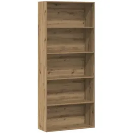 vidaXL Bücherregal Artisan-Eiche 80 x 30 x 189 cm Braun
