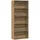vidaXL Bücherregal Artisan-Eiche 80 x 30 x 189 cm Braun