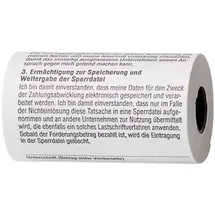 Heipa 50 EC Thermorollen 57 mm x 36 mm x 12 mm in 12 Meter Länge - SEPA Lastschrift