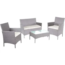 MCW Hamar Set 4-tlg. grau/creme