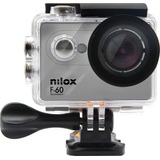 NILOX F-60 RELOADED+ (Full HD, WLAN), Action Cam, Grau, Schwarz