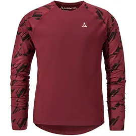 Schöffel Longsleeve Lakata Trail M (4-Wege-Stretch, schnelltrocknend) rot Herren