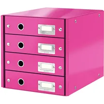 Leitz Schubladenbox Click & Store 29,0 x 36,0 x 28,3 cm 1-tlg. pink