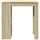 vidaXL Bartisch mit Regal 102 x 50 x 103,5 cm Braun