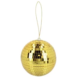 Disokugel gold Disco Party Deko Ø 15 cm